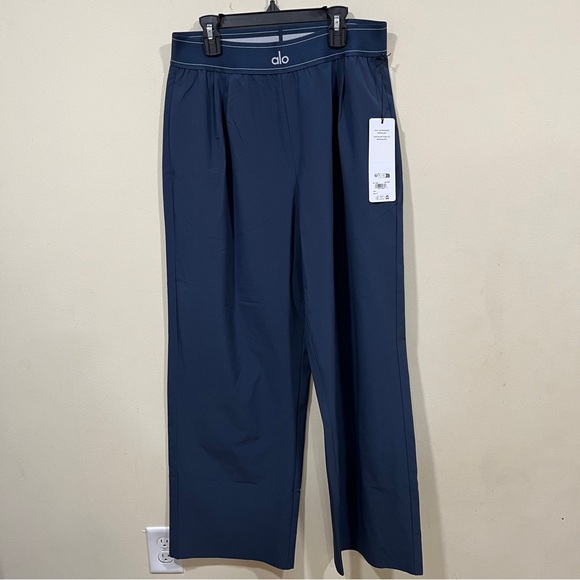 ALO Suit Up Navy Women's Trousers - Picture 8 of 12